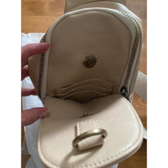 KFXFENQ Women Leather Sling Crossbody Backpack main image 3